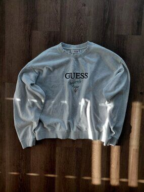 GUESS Originals Y2K Sweatshirt | XL | 88% Cotton | 12% Polyester | Vintage